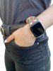 Apple Watch 38/ 40/ 41 mm Frilly Szövet szíj, tavaszi rét mintás