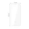 iPhone 15 Pro Max Tech-protect Bundle 10-pack üvegfólia Clear