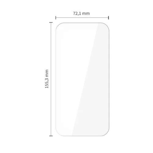 iPhone 15 Pro Max Tech-protect Bundle 10-pack üvegfólia Clear