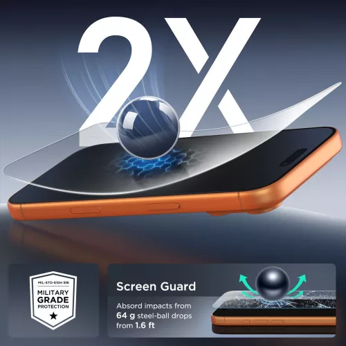 iPhone 15 Pro Max Tech-protect Bundle 10-pack üvegfólia Clear