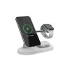 TECH-PROTECT A12 3 az 1-ben vezeték nélküli töltőállomás 15W MagSafe - fehér
