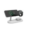 TECH-PROTECT A12 3 az 1-ben vezeték nélküli töltőállomás 15W MagSafe - fehér