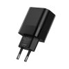 Tech-Protect C30W 2-portos hálózati töltő PD30W/QC3.0 fekete