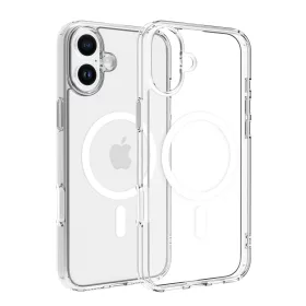   Dviced Clear C MagSafe tok Apple iPhone 16 Plus készülékhez – Fehér