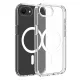 Dviced Magnetic iPhone 17e/16e clear case - White