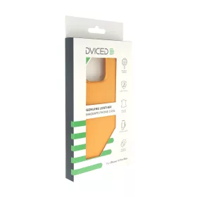   Dviced Leather MagSafe tok Apple iPhone 16 Pro Max készülékhez – Narancssárga