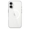 Apple iPhone 16 Szilikon tok, Magsafe kompatibilis, átlátszó, gyári