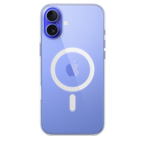 Apple iPhone 16 Plus Szilikon tok, Magsafe kompatibilis, átlátszó, gyári