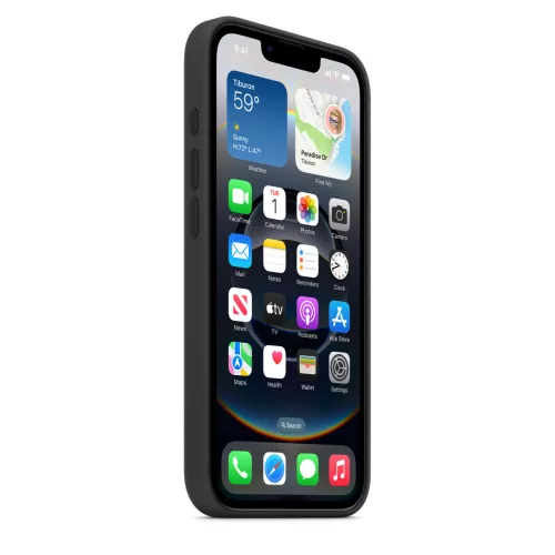 iPhone 16e-szilikontok – fekete
