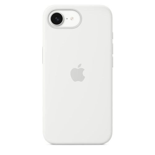 Apple iPhone 16e Szilikon tok - fehér
