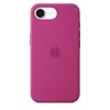 Apple iPhone 16e Szilikon tok -  fukszialila