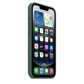   Apple iPhone 16e szilikon tok – Lake Green (tóparti zöld)