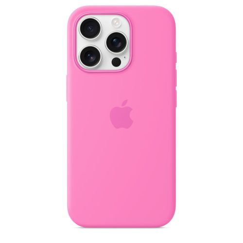Apple iPhone 16 Pro Szilikon tok, Magsafe kompatibilis - bazsarózsa (SEASONAL)
