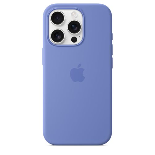 Apple iPhone 16 Pro Szilikon tok, Magsafe kompatibilis - menténglila (SEASONAL)