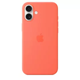   MagSafe-rögzítésű iPhone 16 Plus-szilikontok – mandarin