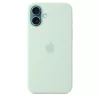 MagSafe-rögzítésű iPhone 16 Plus-szilikontok – akvamarin