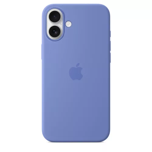 MagSafe-rögzítésű iPhone 16 Plus-szilikontok – télizöldkék