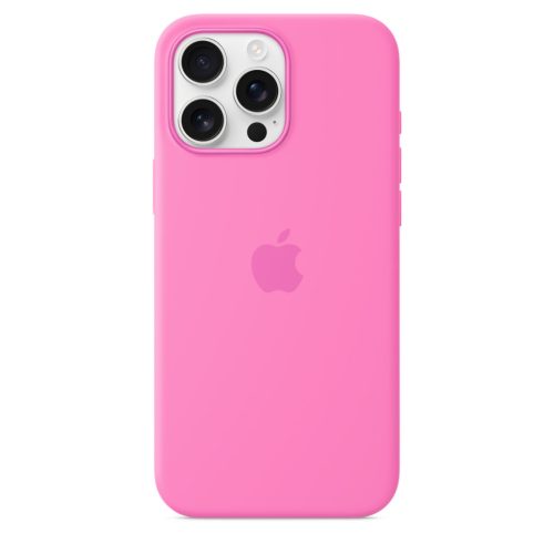 Apple iPhone 16 Pro Max Szilikon tok, Magsafe kompatibilis - bazsarózsa (SEASONAL)