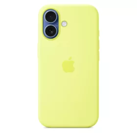   Apple iPhone 17 szilikon tok MagSafe kompatibilis – Neon Yellow (neon sárga)