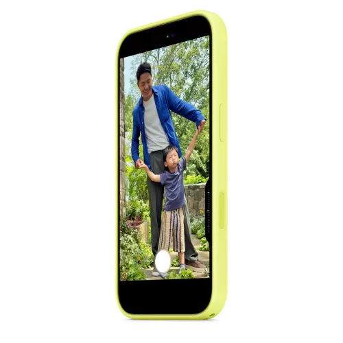 Apple iPhone 17 szilikon tok MagSafe kompatibilis – Neon Yellow (neon sárga)