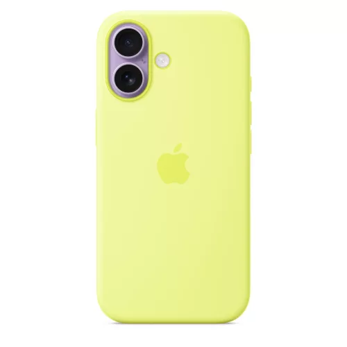 Apple iPhone 17 szilikon tok MagSafe kompatibilis – Neon Yellow (neon sárga)
