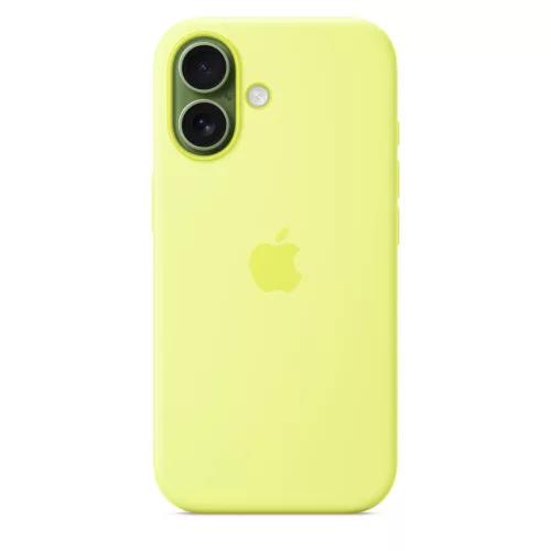 Apple iPhone 17 szilikon tok MagSafe kompatibilis – Neon Yellow (neon sárga)
