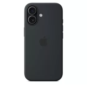MagSafe-rögzítésű iPhone 17-szilikontok – fekete