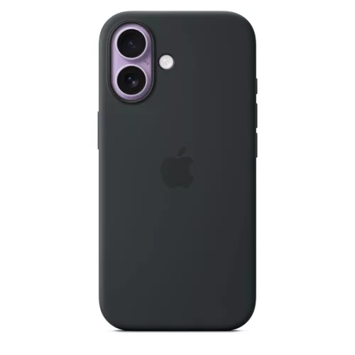 MagSafe-rögzítésű iPhone 17-szilikontok – fekete