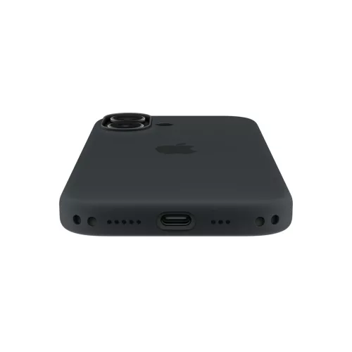 MagSafe-rögzítésű iPhone 17-szilikontok – fekete