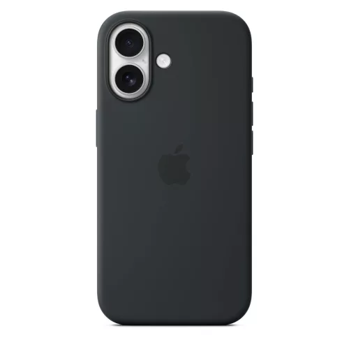 MagSafe-rögzítésű iPhone 17-szilikontok – fekete