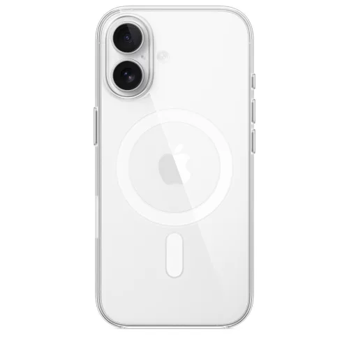 MagSafe-rögzítésű átlátszó iPhone 17-tok