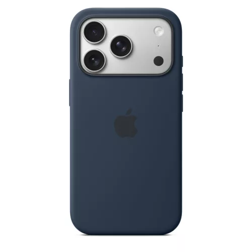 MagSafe-rögzítésű iPhone 17 Pro-szilikontok – éjfekete