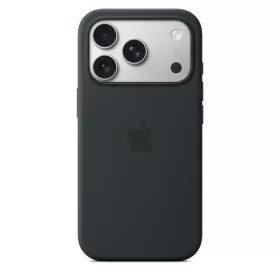 MagSafe-rögzítésű iPhone 17 Pro-szilikontok – fekete