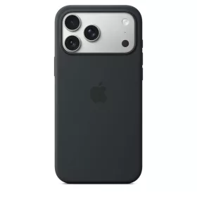   MagSafe-rögzítésű iPhone 17 Pro Max-szilikontok – fekete