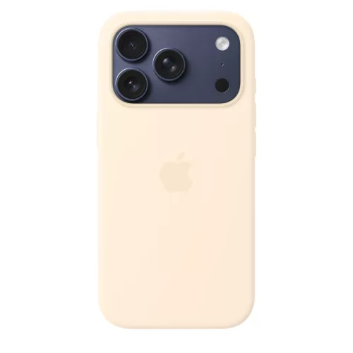Apple iPhone 17 Pro szilikon tok MagSafe kompatibilis – Vanilla (vanília)