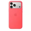 Apple iPhone 17 Pro Max szilikon tok MagSafe kompatibilis – Bright Guava (élénk guáva)