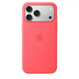   Apple iPhone 17 Pro Max szilikon tok MagSafe kompatibilis – Bright Guava (élénk guáva)