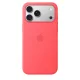 Apple iPhone 17 Pro Max szilikon tok MagSafe kompatibilis – Bright Guava (élénk guáva)