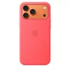 Apple iPhone 17 Pro Max szilikon tok MagSafe kompatibilis – Bright Guava (élénk guáva)