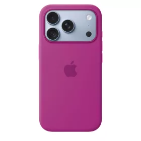 MagSafe-rögzítésű iPhone 18 Pro-szilikontok – magenta
