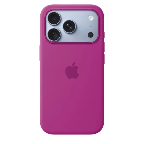 MagSafe-rögzítésű iPhone 18 Pro-szilikontok – magenta
