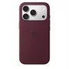 MagSafe-rögzítésű iPhone 18 Pro-szilikontok – burgundy