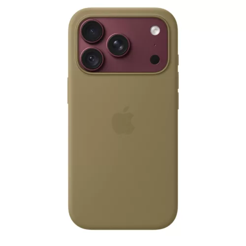 MagSafe-rögzítésű iPhone 18 Pro-szilikontok – olive
