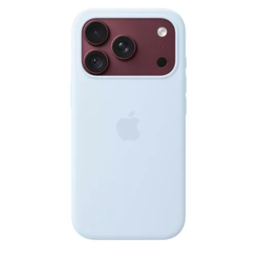 MagSafe-rögzítésű iPhone 18 Pro-szilikontok – crisp blue