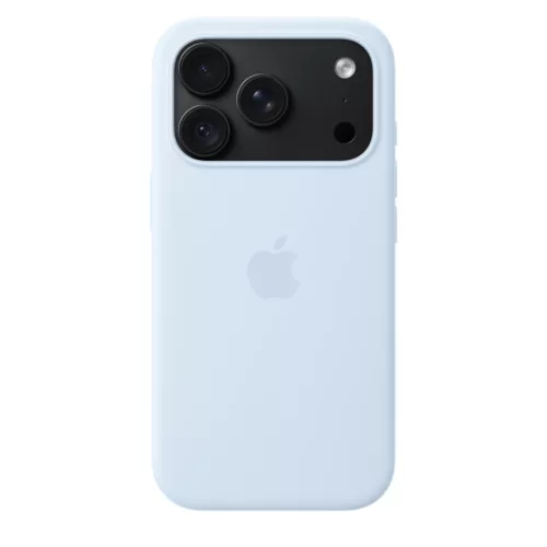 MagSafe-rögzítésű iPhone 18 Pro-szilikontok – crisp blue