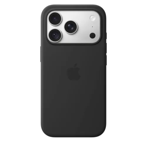 MagSafe-rögzítésű iPhone 18 Pro-szilikontok – fekete