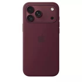   MagSafe-rögzítésű iPhone 18 Pro Max-szilikontok – burgundy