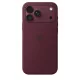 MagSafe-rögzítésű iPhone 18 Pro Max-szilikontok – burgundy