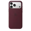 MagSafe-rögzítésű iPhone 18 Pro Max-szilikontok – burgundy