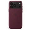 MagSafe-rögzítésű iPhone 18 Pro Max-szilikontok – burgundy